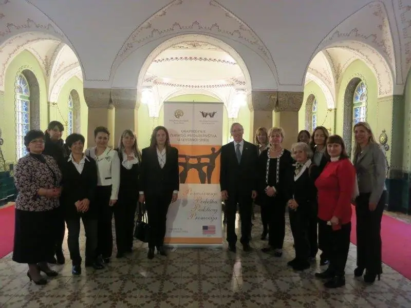 Az Egyesült Államok szerbiai nagykövete meglátogatta a szabadkai üzleti nők szövetségét