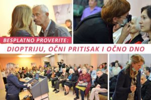 Besplatna provera dioptrije i očnog pritiska za sugrađane