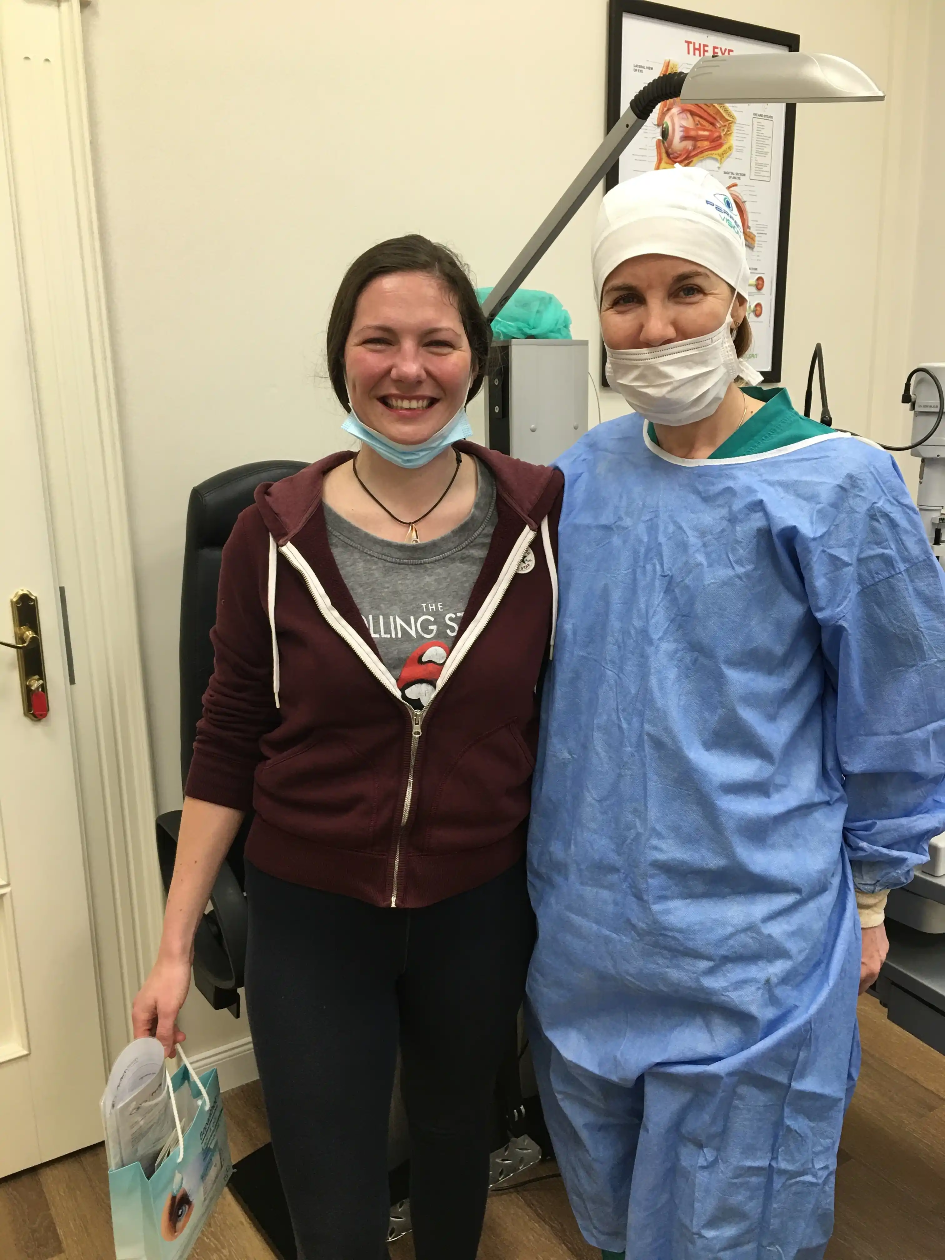 Szemészeti sebészet - Testvér és nővér tökéletes látásban látott