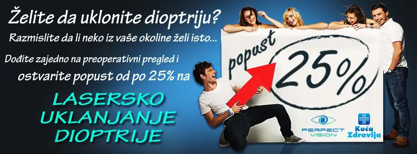 Discount on laser vision correction
