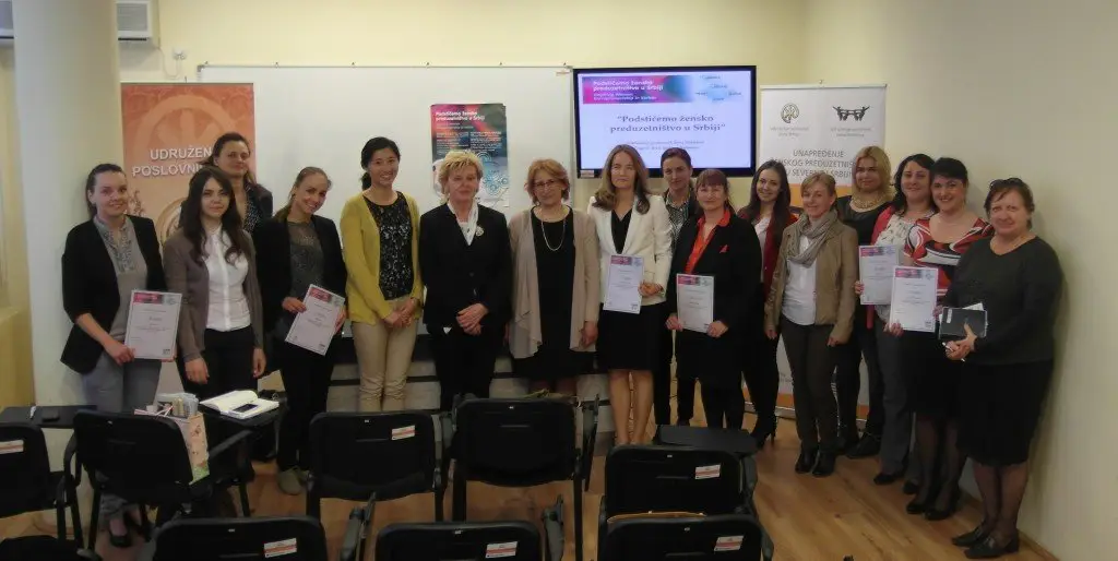 Povodom završetka šestomesečnog ciklusa mentorskog programa, dodeljeni su sertifikati učesnicama projekta