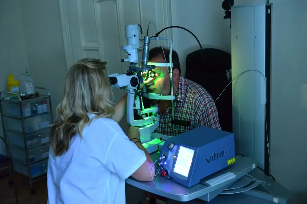 Szemfenék lézerkezelése